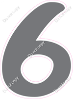 CU 23.5" Individuals - Flat Grey 6