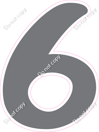 CU 23.5" Individuals - Flat Grey 6