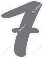 CU 23.5" Individuals - Flat Grey 7