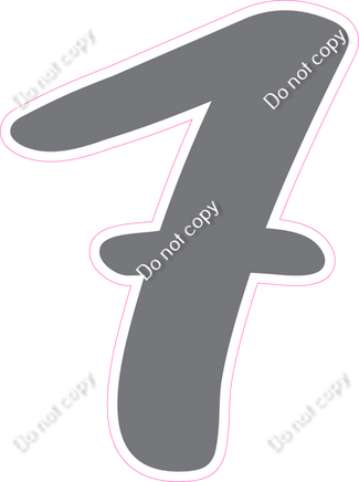 CU 23.5" Individuals - Flat Grey 7