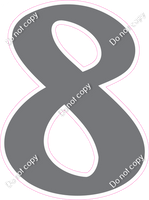 CU 23.5" Individuals - Flat Grey 8