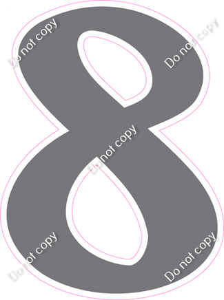 CU 23.5" Individuals - Flat Grey 8