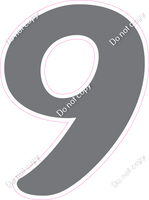 CU 23.5" Individuals - Flat Grey 9