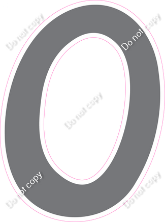 CU 23.5" Individuals - Flat Grey