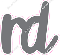 CU 23.5" Individuals - Flat Grey RD