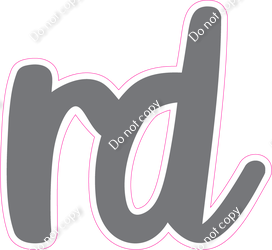 CU 23.5" Individuals - Flat Grey RD