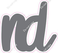 CU 23.5" Individuals - Flat Grey ND