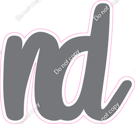 CU 23.5" Individuals - Flat Grey ND