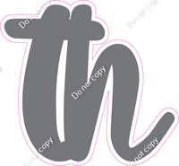 CU 23.5" Individuals - Flat Grey TH