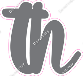 CU 23.5" Individuals - Flat Grey TH