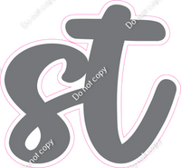 CU 23.5" Individuals - Flat Grey ST