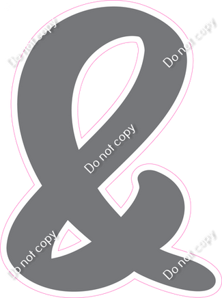 CU 23.5" Individuals - Flat Grey &