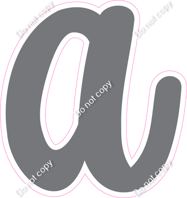 CU 23.5" Individuals - Flat Grey a