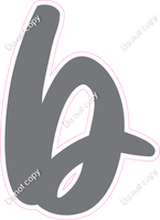 CU 23.5" Individuals - Flat Grey b