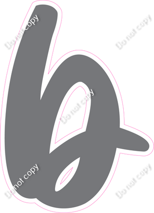 CU 23.5" Individuals - Flat Grey b