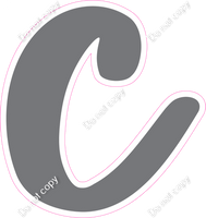 CU 23.5" Individuals - Flat Grey c