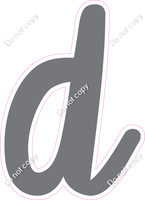 CU 23.5" Individuals - Flat Grey d