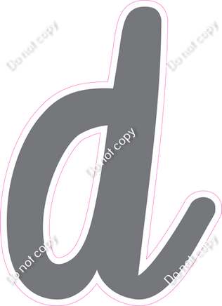 CU 23.5" Individuals - Flat Grey d