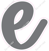 CU 23.5" Individuals - Flat Grey e