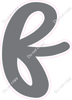 CU 23.5" Individuals - Flat Grey f