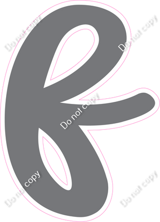 CU 23.5" Individuals - Flat Grey f