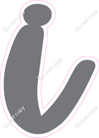 CU 23.5" Individuals - Flat Grey i