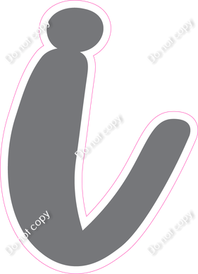 CU 23.5" Individuals - Flat Grey i