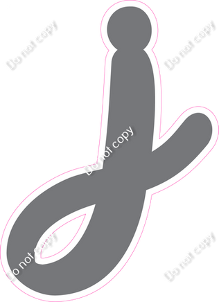 CU 23.5" Individuals - Flat Grey j