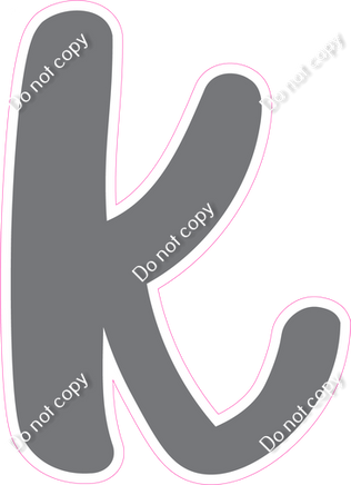 CU 23.5" Individuals - Flat Grey k