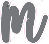 CU 23.5" Individuals - Flat Grey m