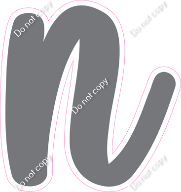 CU 23.5" Individuals - Flat Grey n