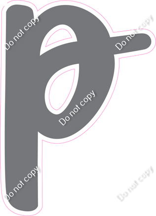 CU 23.5" Individuals - Flat Grey p