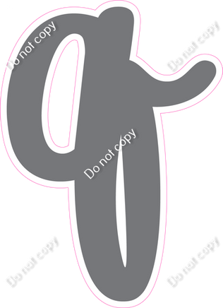 CU 23.5" Individuals - Flat Grey q