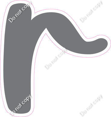 CU 23.5" Individuals - Flat Grey r