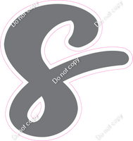 CU 23.5" Individuals - Flat Grey s