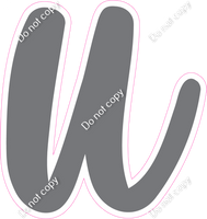 CU 23.5" Individuals - Flat Grey u