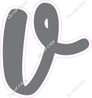 CU 23.5" Individuals - Flat Grey v