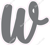 CU 23.5" Individuals - Flat Grey w