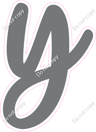 CU 23.5" Individuals - Flat Grey y