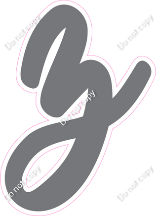 CU 23.5" Individuals - Flat Grey z