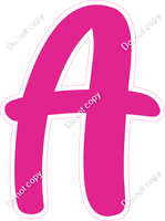 CU 23.5" Individuals - Flat Hot Pink A