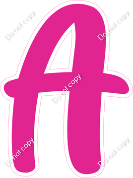 CU 23.5" Individuals - Flat Hot Pink A