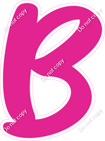 CU 23.5" Individuals - Flat Hot Pink B