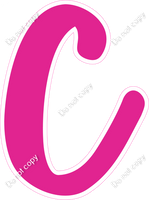 CU 23.5" Individuals - Flat Hot Pink C