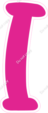 CU 23.5" Individuals - Flat Hot Pink I