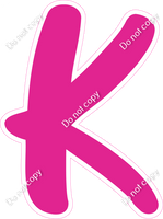 CU 23.5" Individuals - Flat Hot Pink K