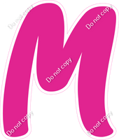 CU 23.5" Individuals - Flat Hot Pink M