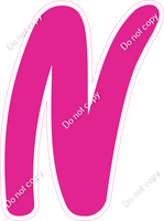 CU 23.5" Individuals - Flat Hot Pink N