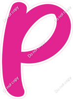 CU 23.5" Individuals - Flat Hot Pink P