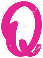 CU 23.5" Individuals - Flat Hot Pink Q